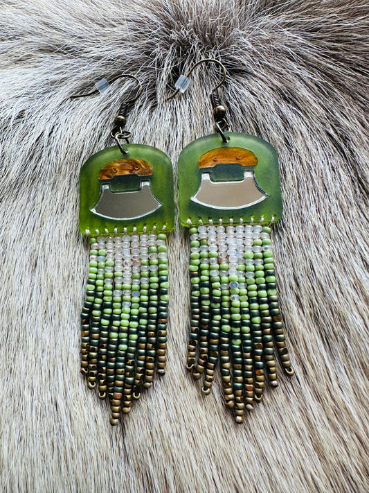 Uluaq Danglers-moss green